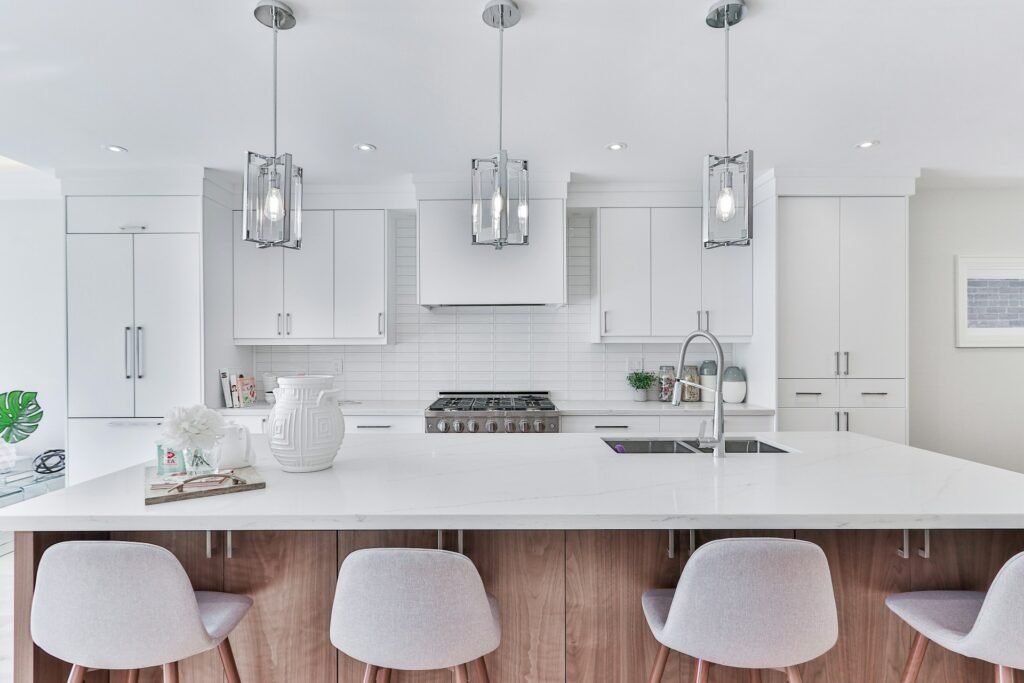 modern kitchen space